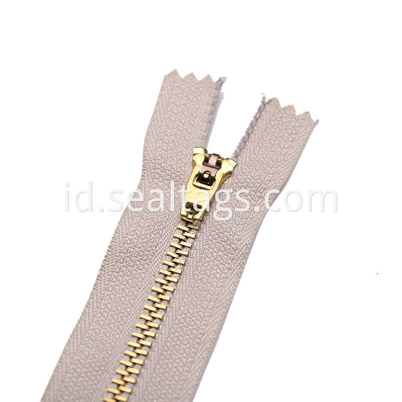 Metal Upholstery Zippers